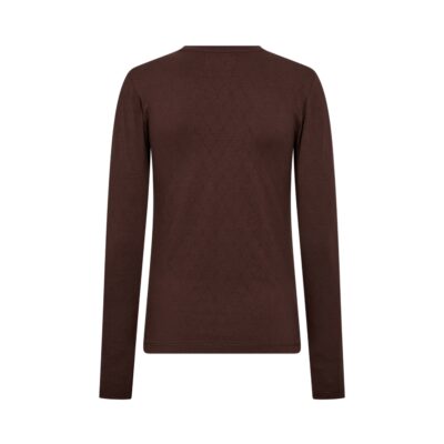 Hype the Detail bluse – 3-300-14-89 (Mørkebrun)