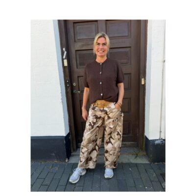 Not Sisters camouflage bukser - Lotte pants 9500372 – Beige/Brown