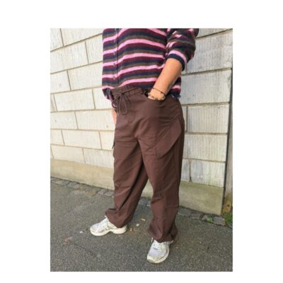 Qnuz bukser - Cargo pants – 9453 – Marron (60)
