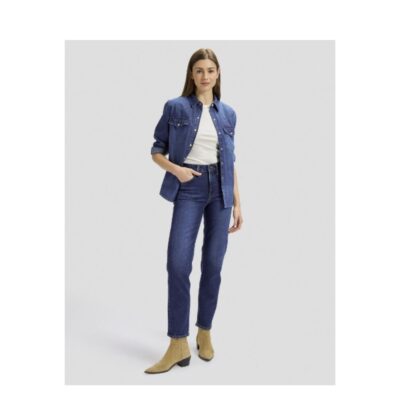 vLee jeans - Carol High Rise Straight Jeans - 112346311 - Dark Humor