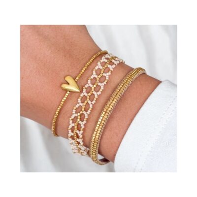 Ibu Jewels armbånd – Joanie1 PE08 (Guld)