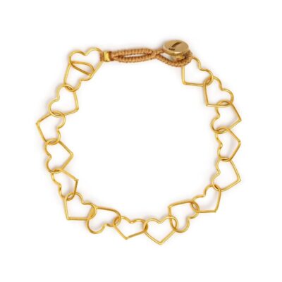 Ibu Jewels Armbånd IBU04 Heart (Guld)