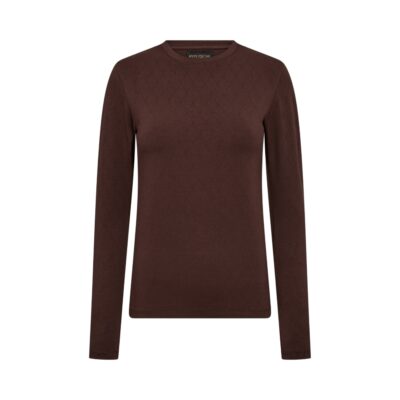 Hype the Detail bluse – 3-300-14-89 (Mørkebrun)