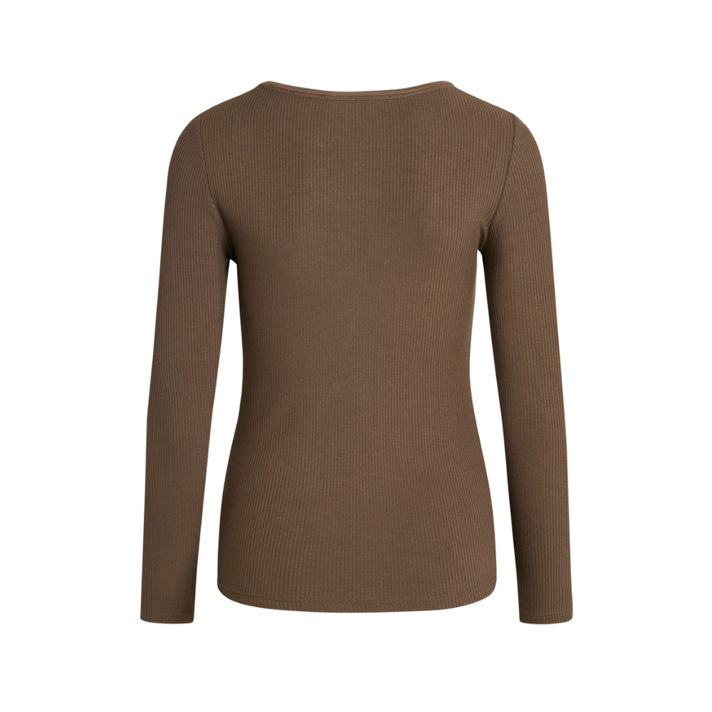 La Rouge bluse – Lisa (Lysebrun) La Rouge bluse – Lisa (Lysebrun) - Billede 2
