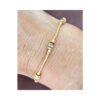 Ibu Jewels armbånd – AK30-Lulu Moos (Brun/Guld)